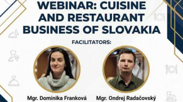 Вебінар “Cuisine and Restaurant Business of Slovakia”